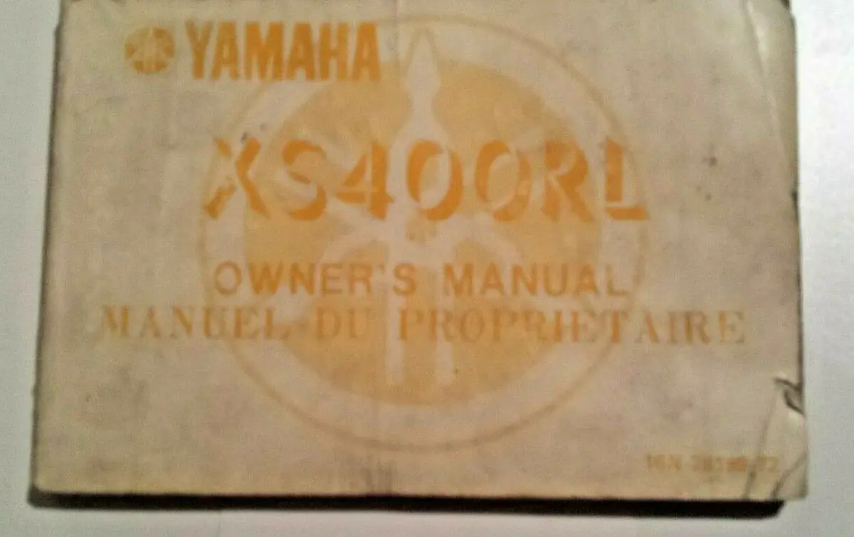 Xs400rl Owners Manual 1
