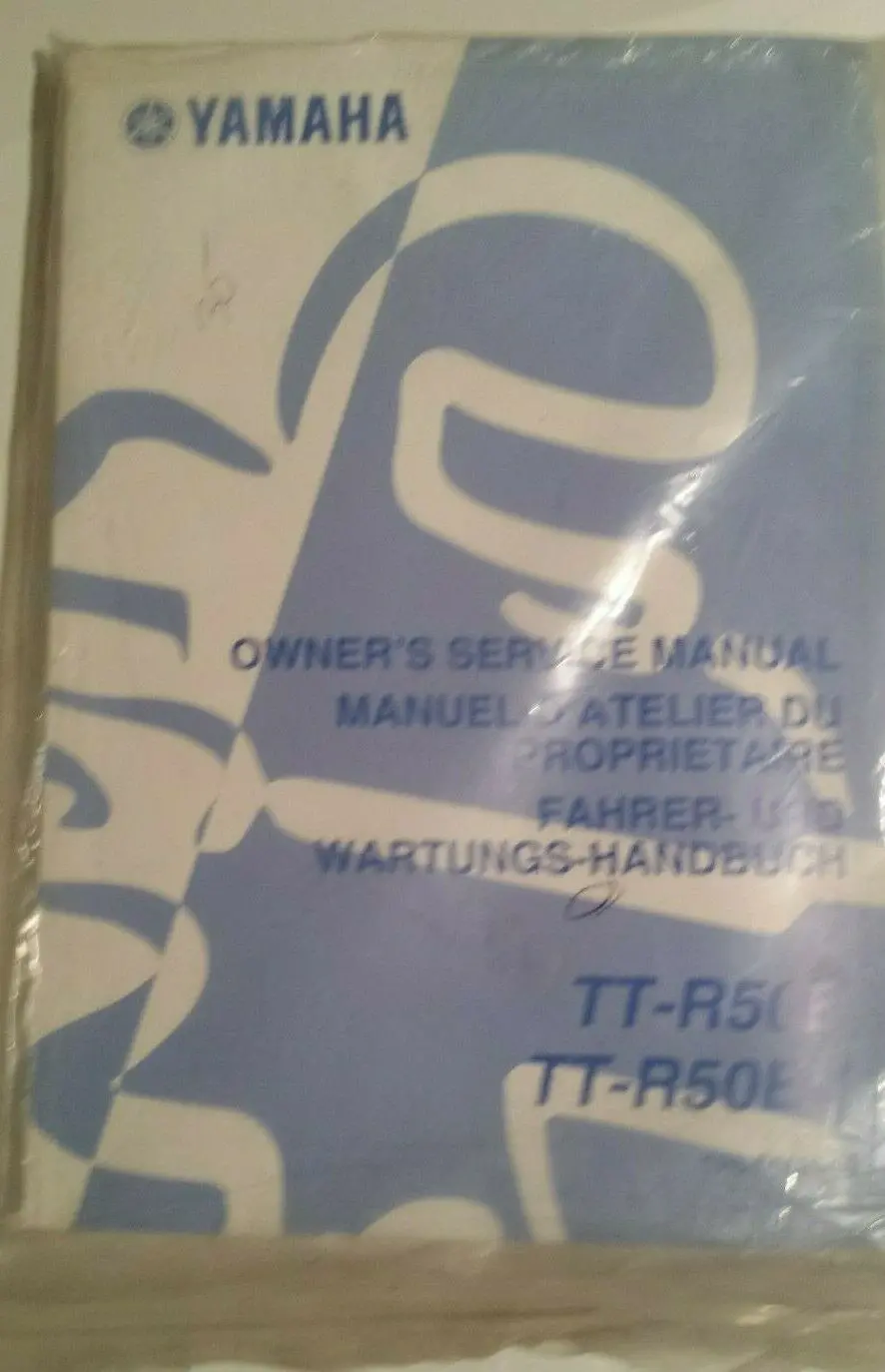 Yamaha Tt-R50 Service Manual 1