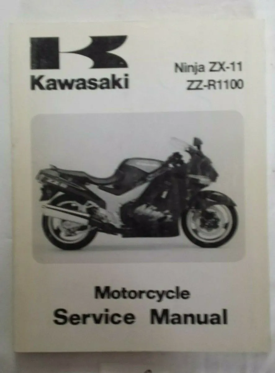 Kawasaki Ninja Zx-11 Zz-R1100 Service Manual 99924-1159-05 1