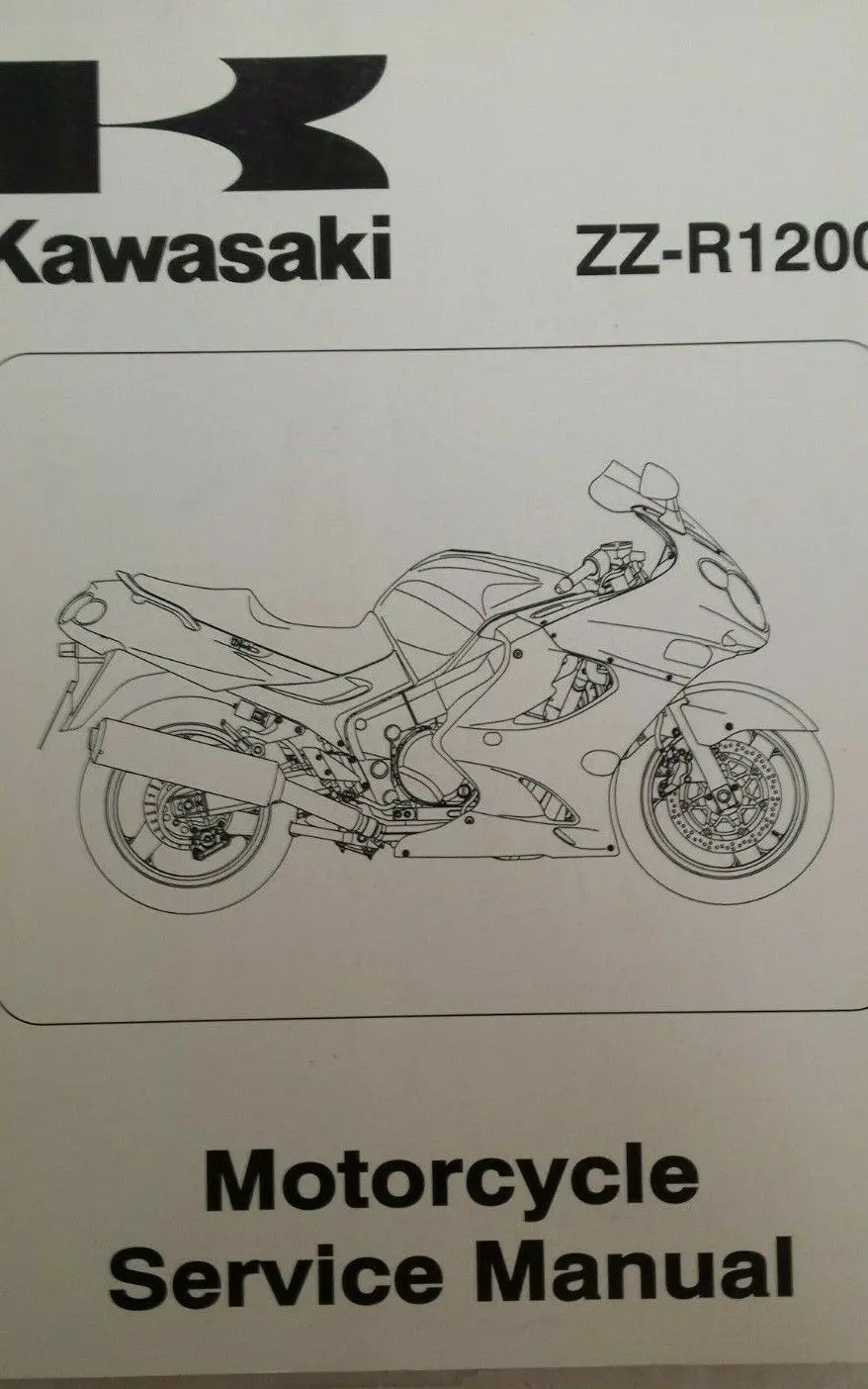 Kawasaki 2002  Zz-R1200  Zx1200d Manual Oem 99924-1279-01 1