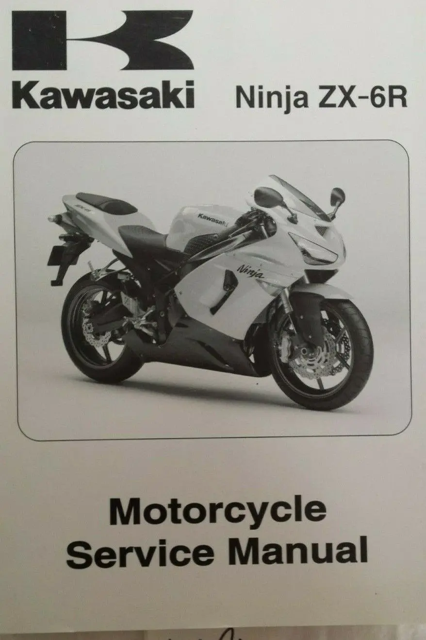 2005 Ninja Zx-6R  Service Manual 99924-1345-01 Kawasaki Zx636c1 1
