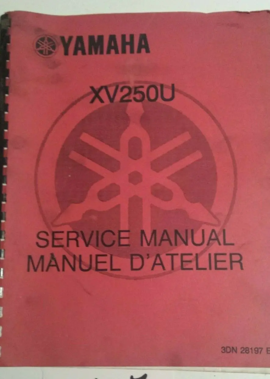 Yamaha Xv 250U Virago Service Manual Oem Yamaha 1