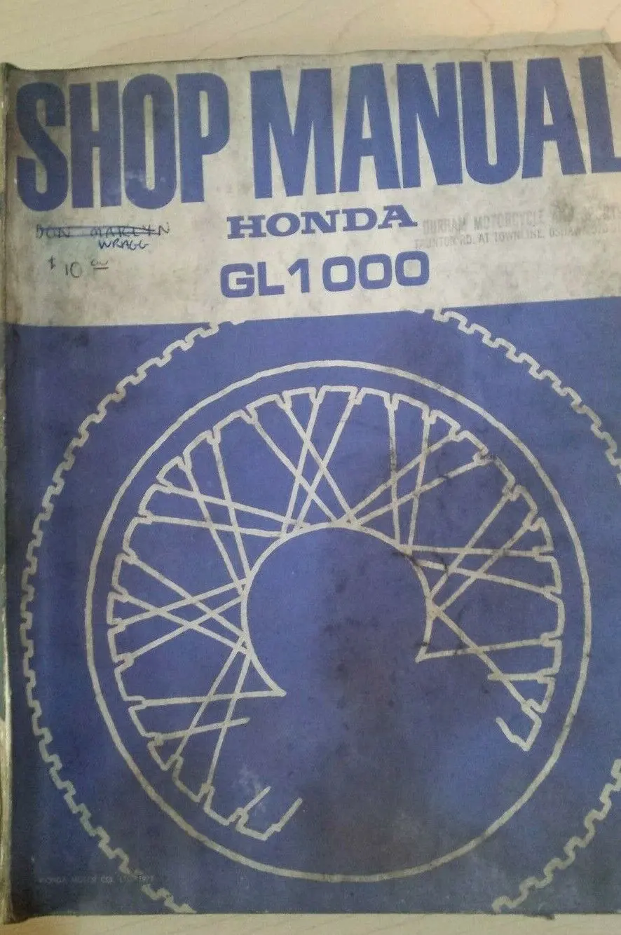 Honda Gl1000 Shop Manual 1
