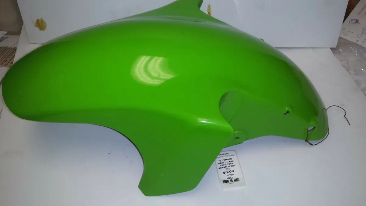 Kawasaki Zx-6R Front Green Fender 1