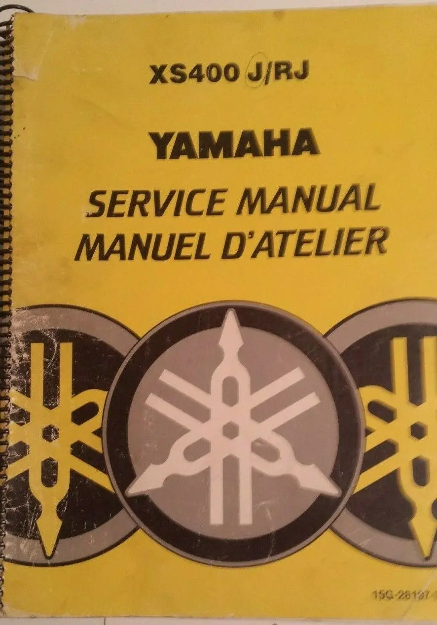 Xs400j / Rj Service Manual, Oem Yamaha 1