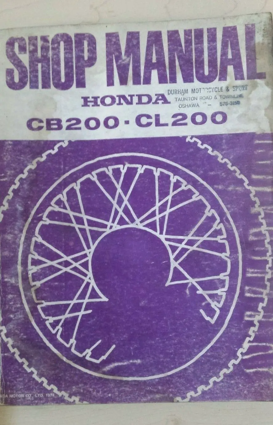Honda Cb200 Cl200 Shop Manual 1
