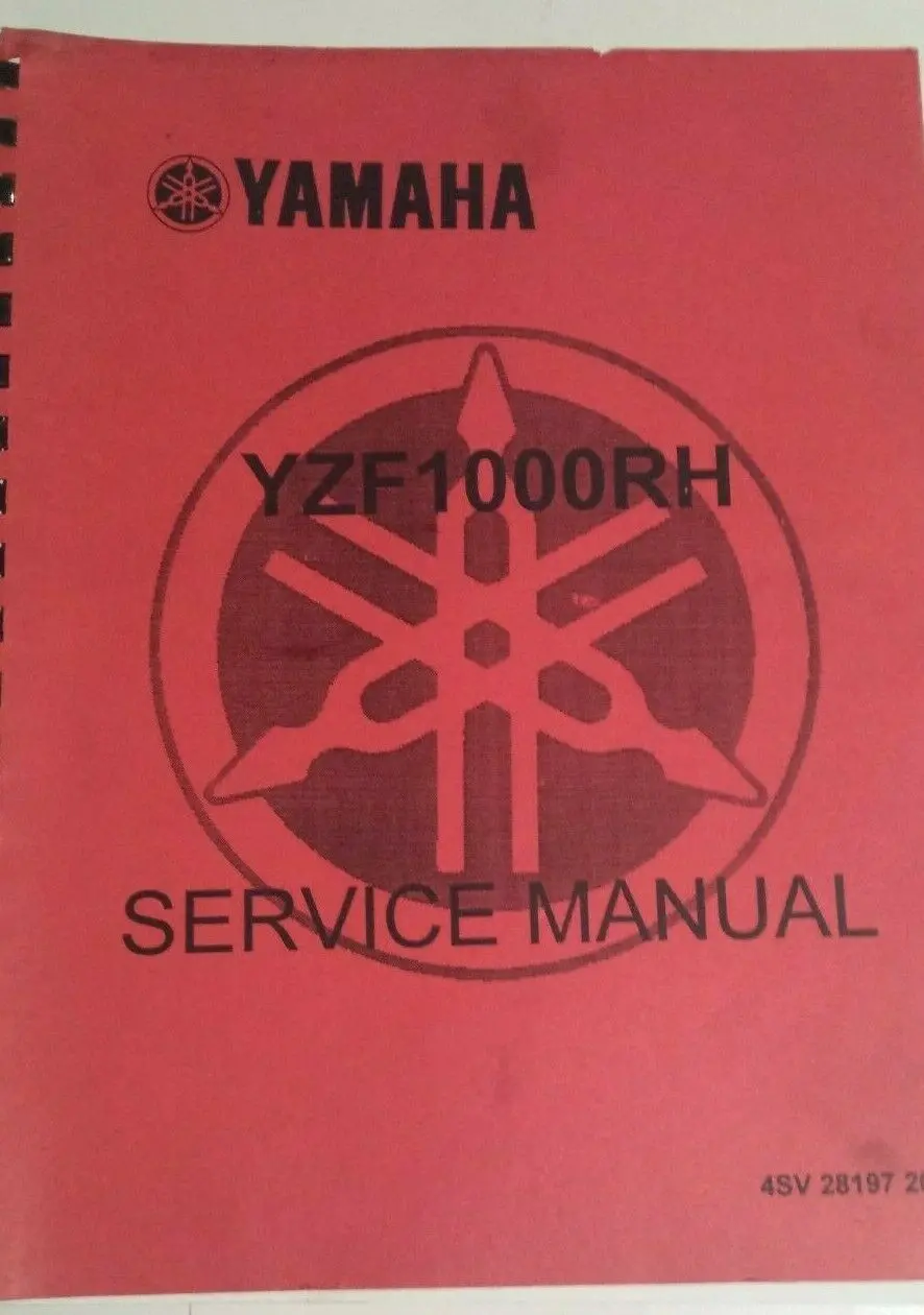 Yamaha Yzf1000rh Service Manual, Oem Yamaha 1