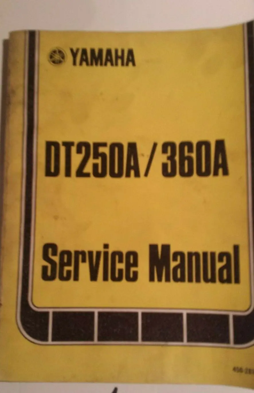 Yamaha Dt250a / Dt360a Service Manual Oem Yamaha 1