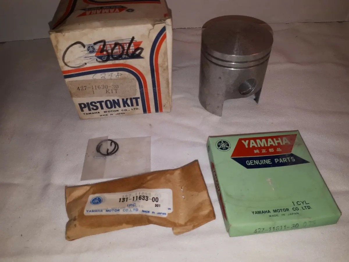 Yamaha Mx 100 Piston Kit, 3Rd, 427-11630-30, 1974-1975 Mx 100 1
