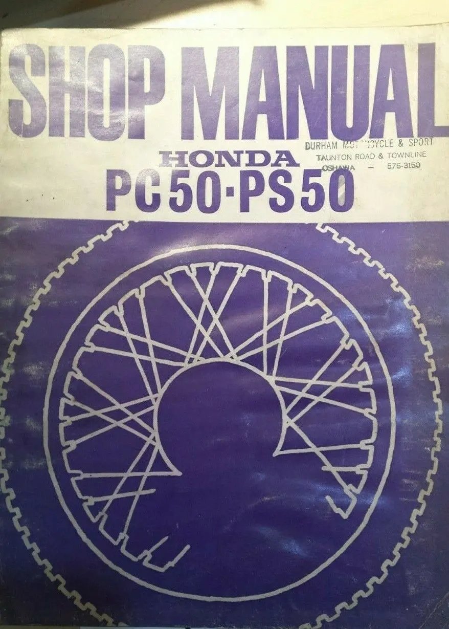 Pc50 Ps 50 Honda Shop Manual 1