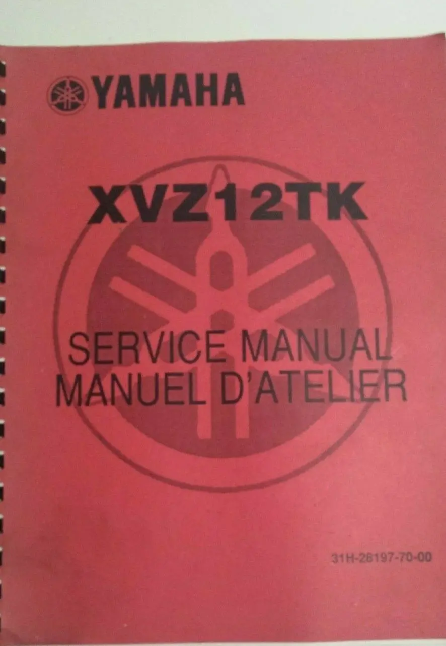 Yamaha Xvz12tk Venture Service Manual 1