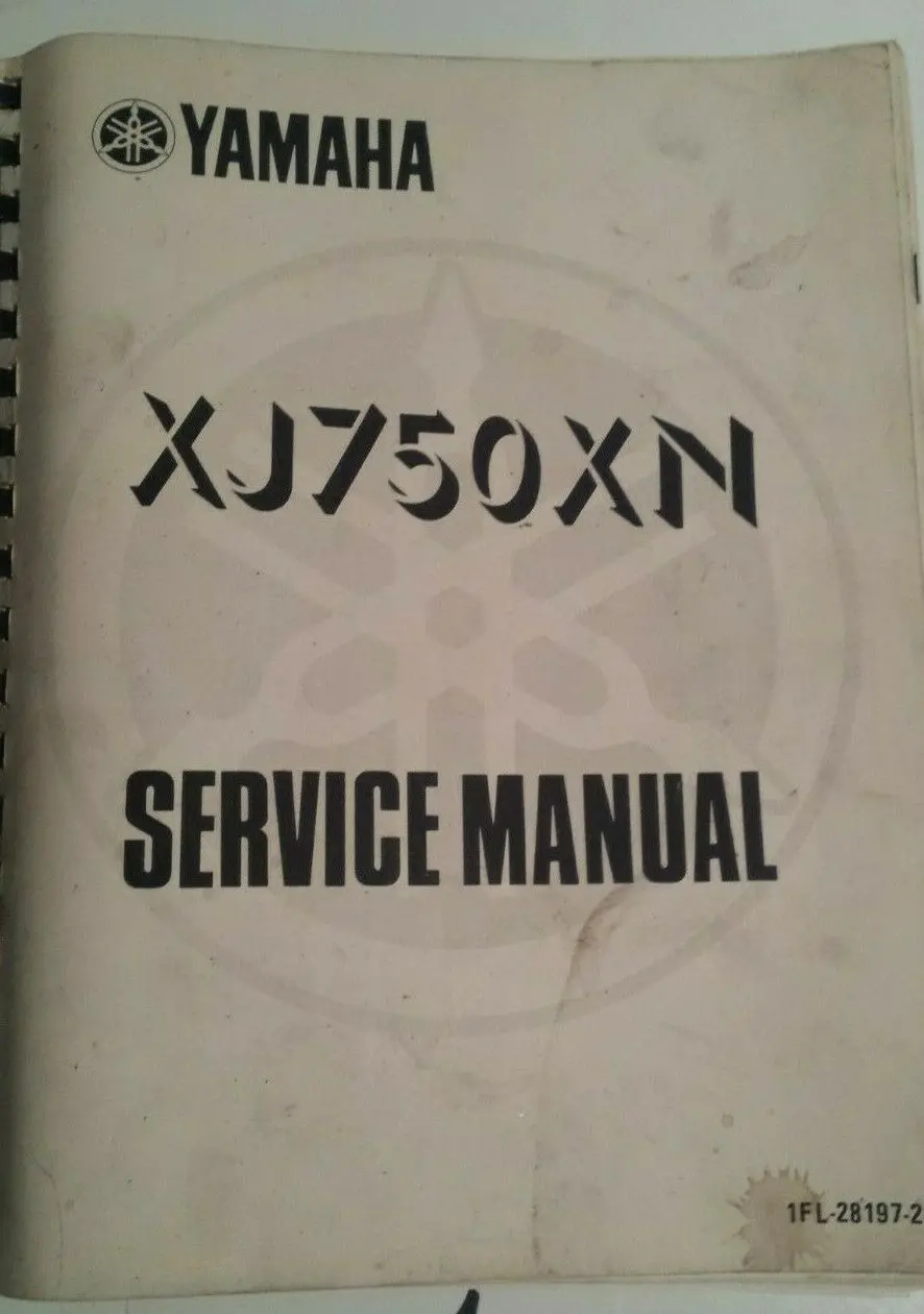 Yamaha Xj750xn Service Manual, 1Fl-28197-20 Oem Yamaha 1
