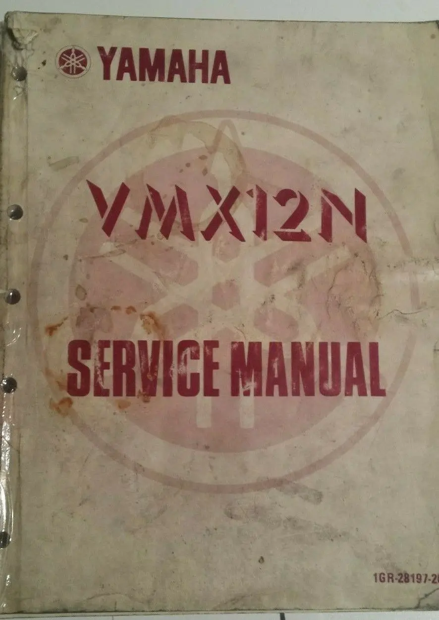 Yamaha Vmax1200 Vmx12n Service Manual, Oem Yamaha 1