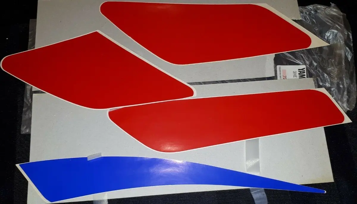 1989-1990 Fzr 600 Left Side Cover Graphic Set 1