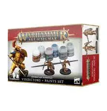 Warhammer 40K Age Of Sigmar Stormcast Eternals Vindictors & Paints Set 1