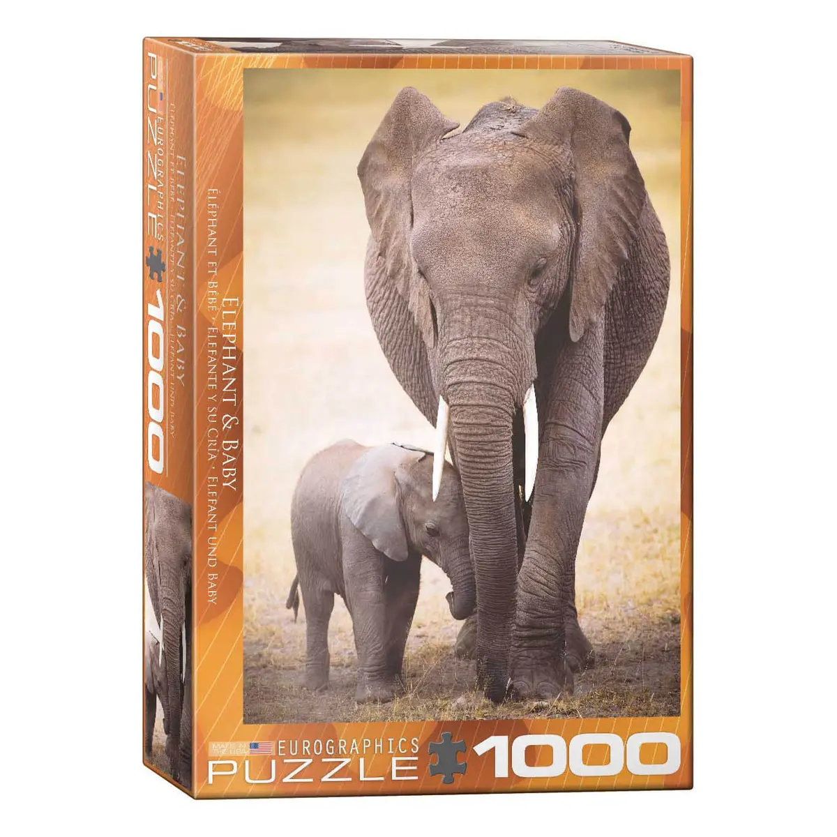 Elephant & Baby 1000-Piece Puzzle 1