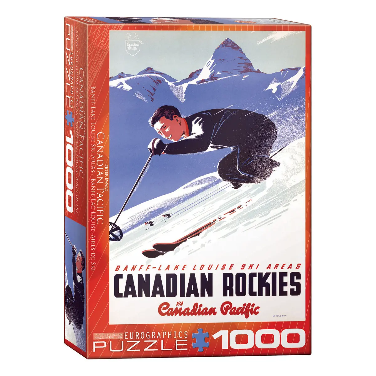 Banff Lake Louise Ski Areas 1000-Piece Puzzle 1
