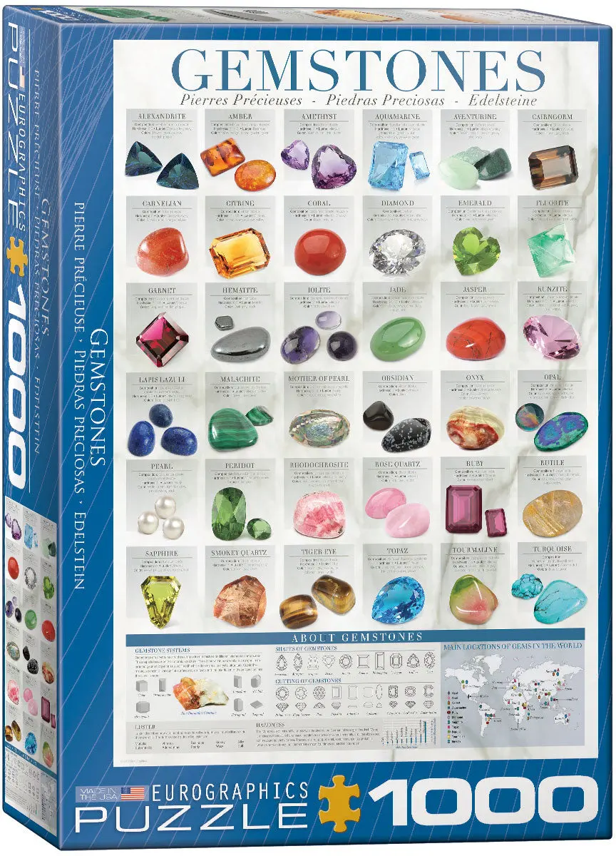Gemstones 1000-Piece Puzzle 1