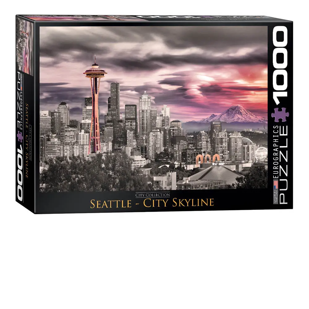 Seattle City Skyline 1000-Piece Puzzle 1