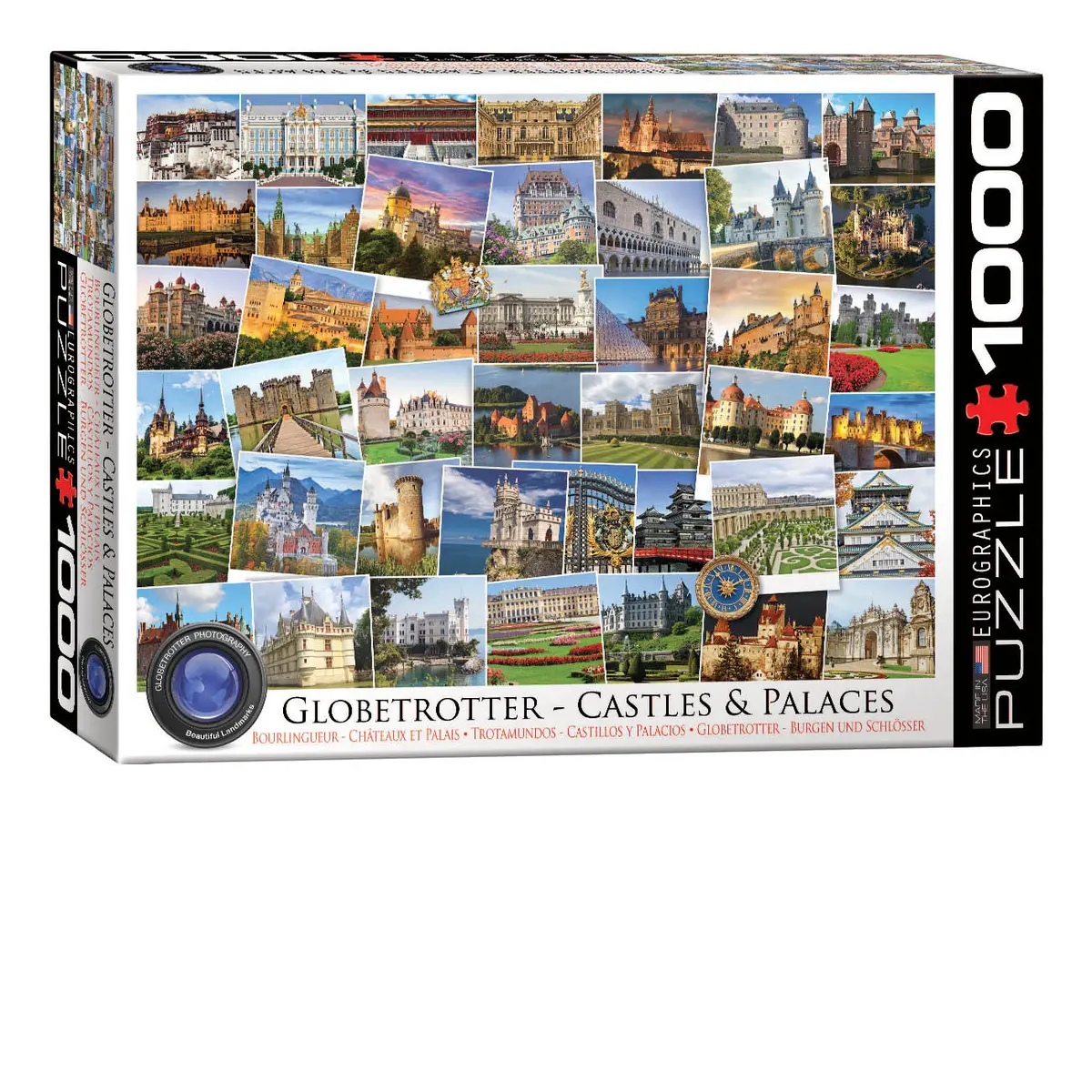 Globetrotter Castles & Palaces 1000-Piece Puzzle 1