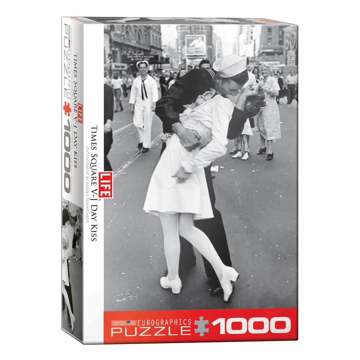 Life V-J Day Kiss In Times Square 1000-Piece Puzzle 1