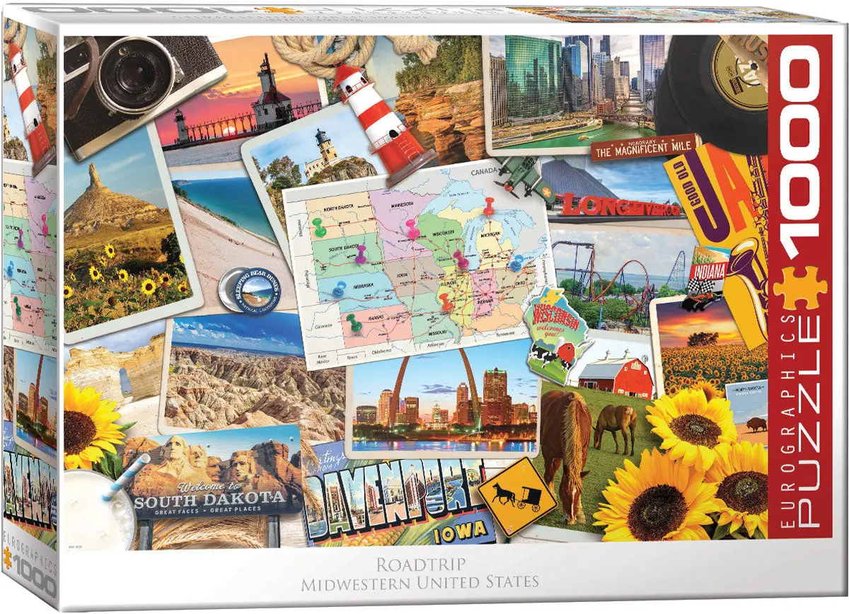 Midwest Road Trip 1000-Piece Puzzle 1