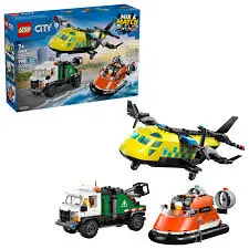 City -  Airplane, Service Truck & Hovercraft 1