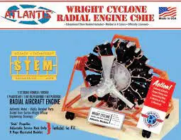 1:12 Wright Cyclone Radial Engine C9he (Stem) 1
