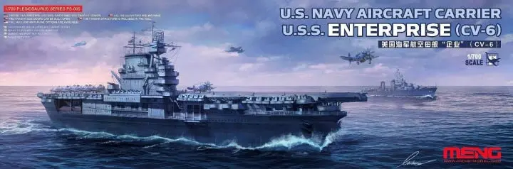 Meng Ps-005 Uss Enterprise (Cv-6) (1/700) ***New Tool*** 1