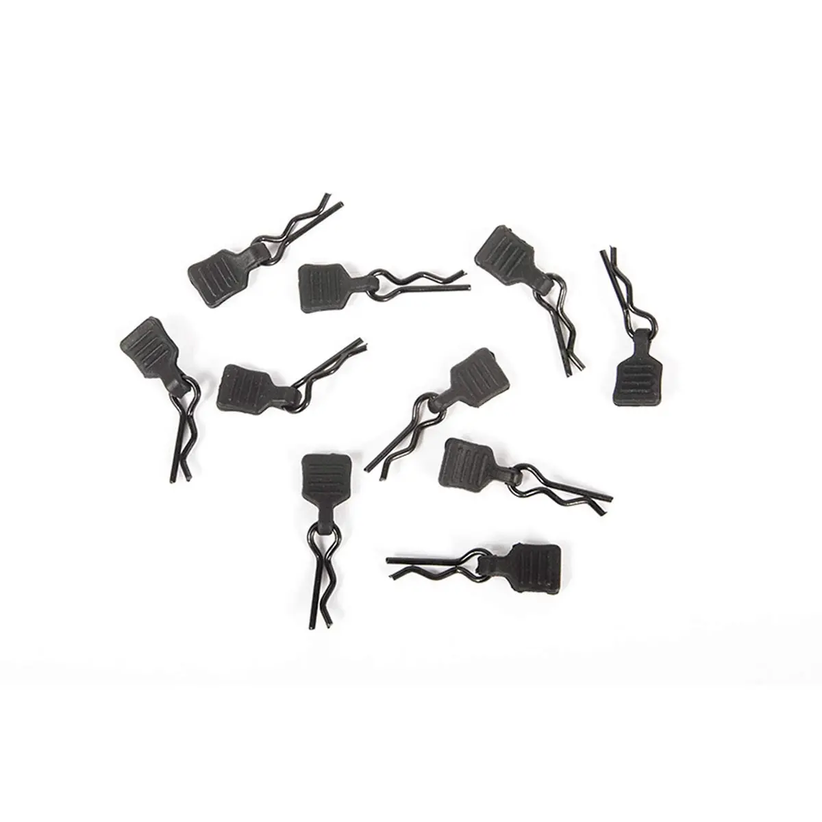 Axi206000 Axial 3Mm Body Clip W/Tab, Black (10Pc) 1