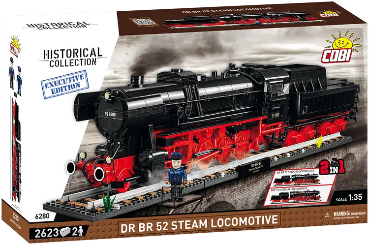Cobi-6280 Cobi Executive Edition Dr Br 52 Steam Locomotive : Set #6280 1