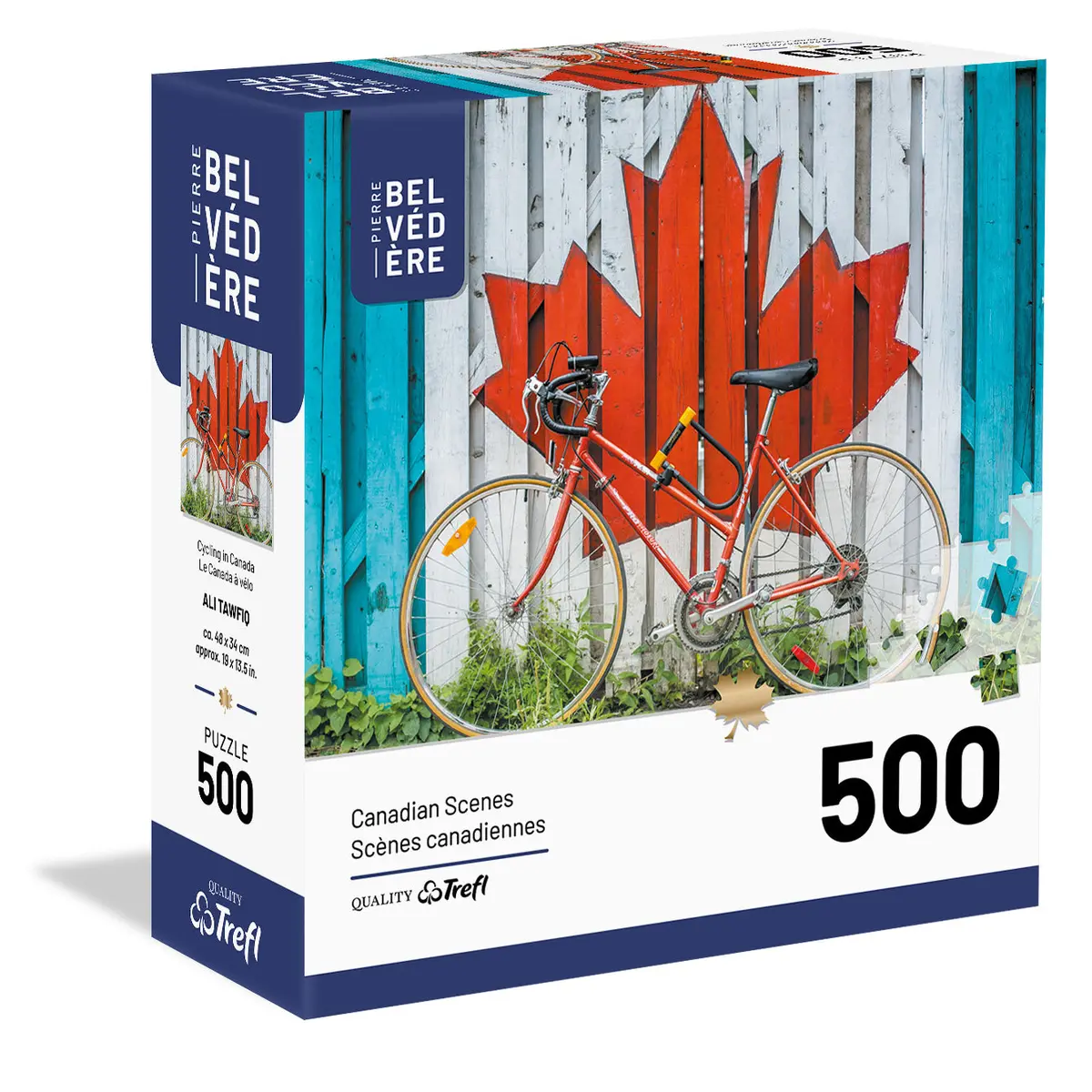 Cycling In Canada 500-Piece Puzzle 1