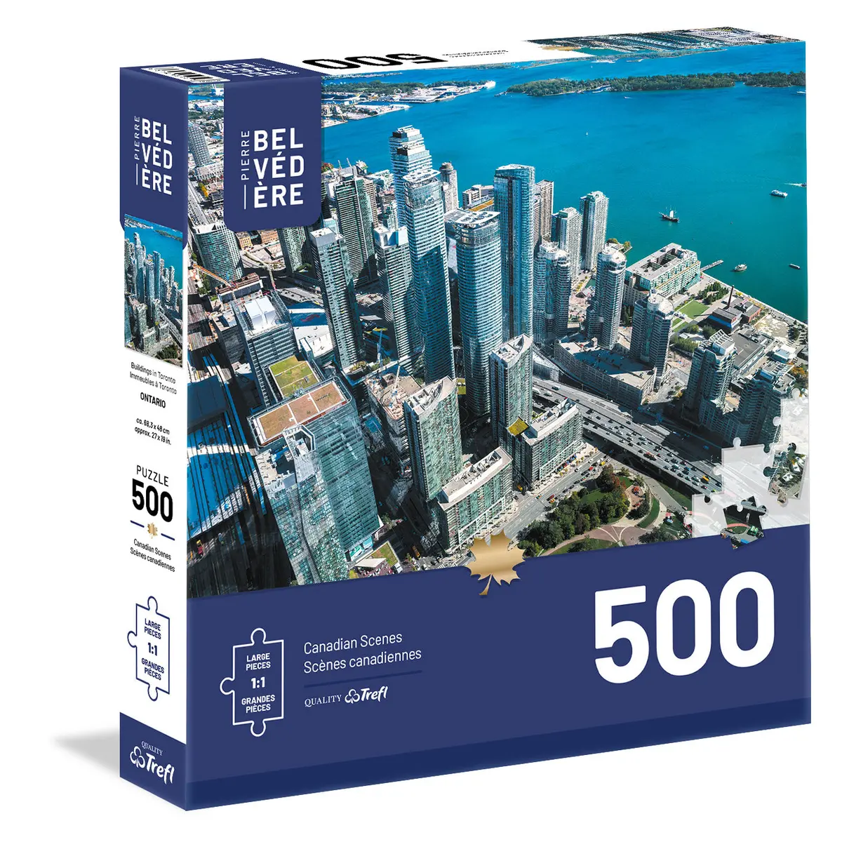 Buildings In Toronto 500-Piece Puzzle 1