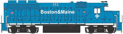 Emd Gp40 With Operating Headlights Boston & Maine 1