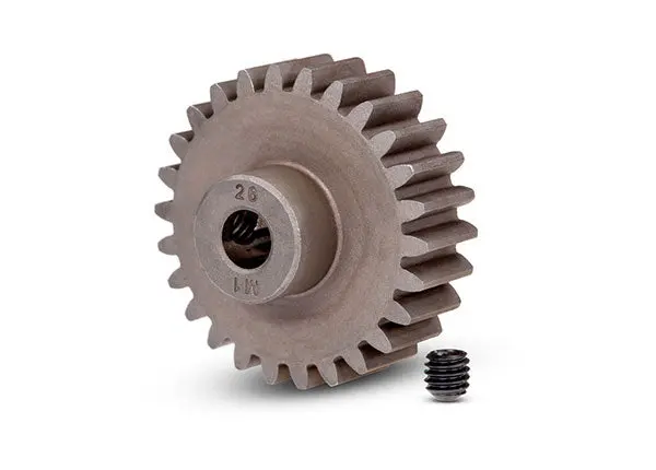 6497 Gear, 26-T Pinion (1.0 Metric Pitch) (Fits 5Mm Shaft)/ Set Screw 1