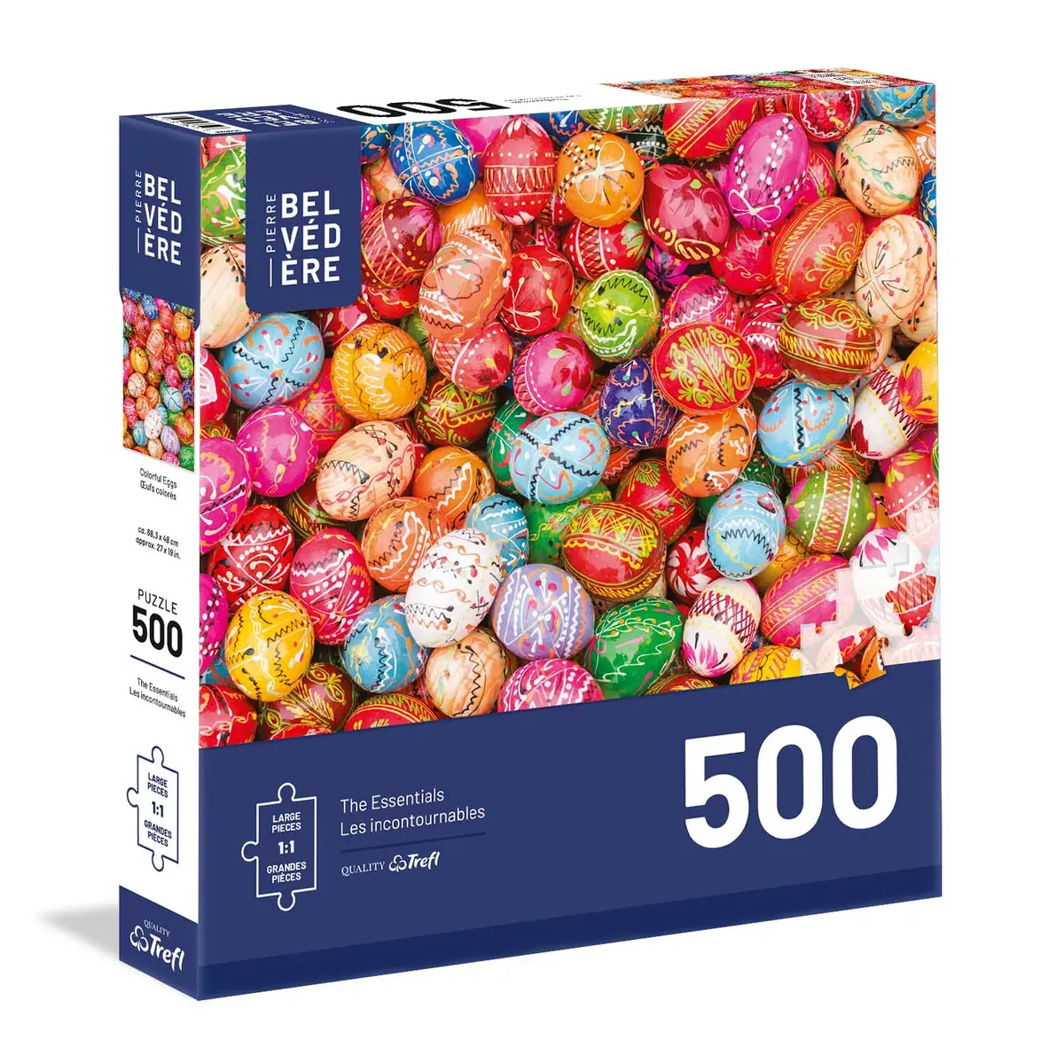 Colorful Eggs 500-Piece Puzzle 1