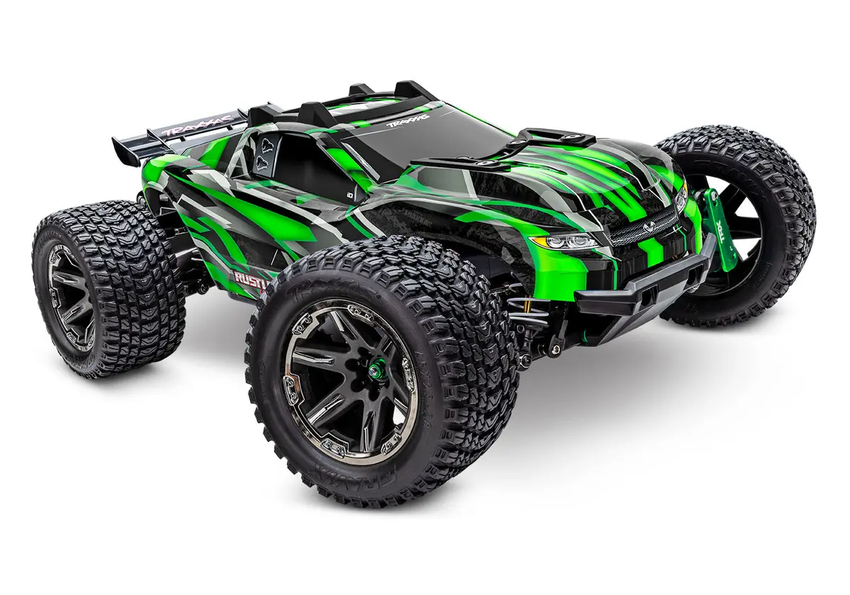 67097-4Green Traxxas Rustler 4X4 Ultimate - Green 1