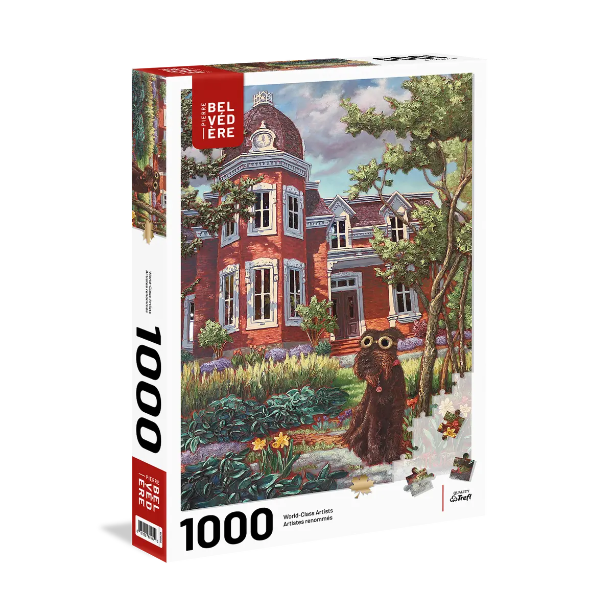 Elegant Residence, Elegant Dog 1000-Piece Puzzle 1