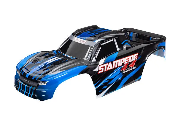 6762-Blue Traxxas Body Stampede 4X4 Brushless Blue(Painted Decals Applied) 1