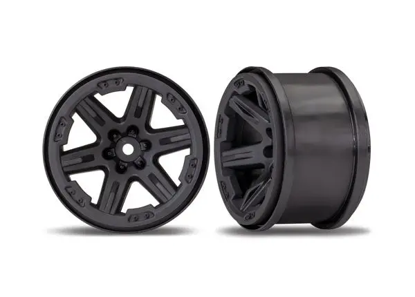 6772  Wheels, Rxt 2.8" (Black) (2) 1