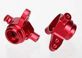 Steering Blocks, Red-Anodized, Left & Right 1