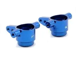 Steering Blocks, Blue-Anodized, Left & Right 1