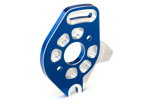 6890X Traxxas Aluminum Motor Plate (Blue) 1