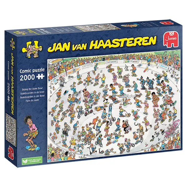 Riding The Skate Bowl 2000-Piece Puzzle 1