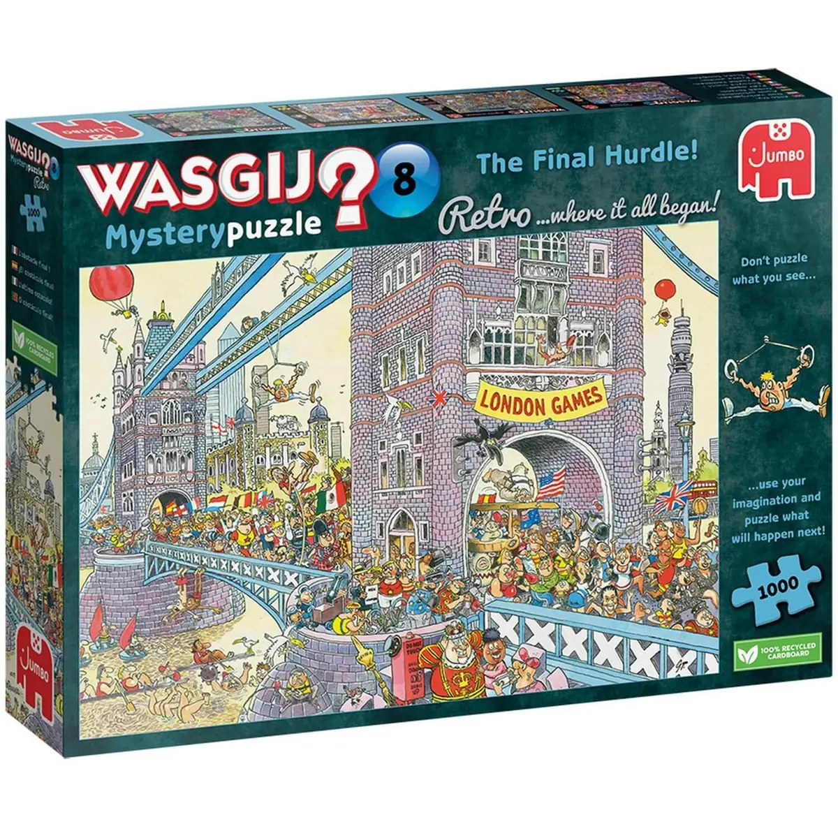 Wasgij - The Final Hurdle 1000-Piece Puzzle 1