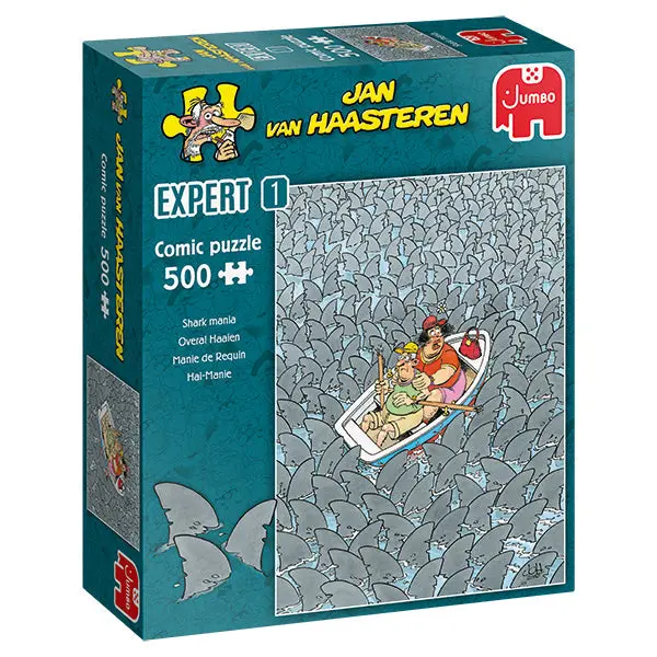 Shark Mania - Expert 500-Piece Puzzle 1