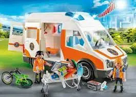 City Life: Ambulance W/Flashing Lights 1