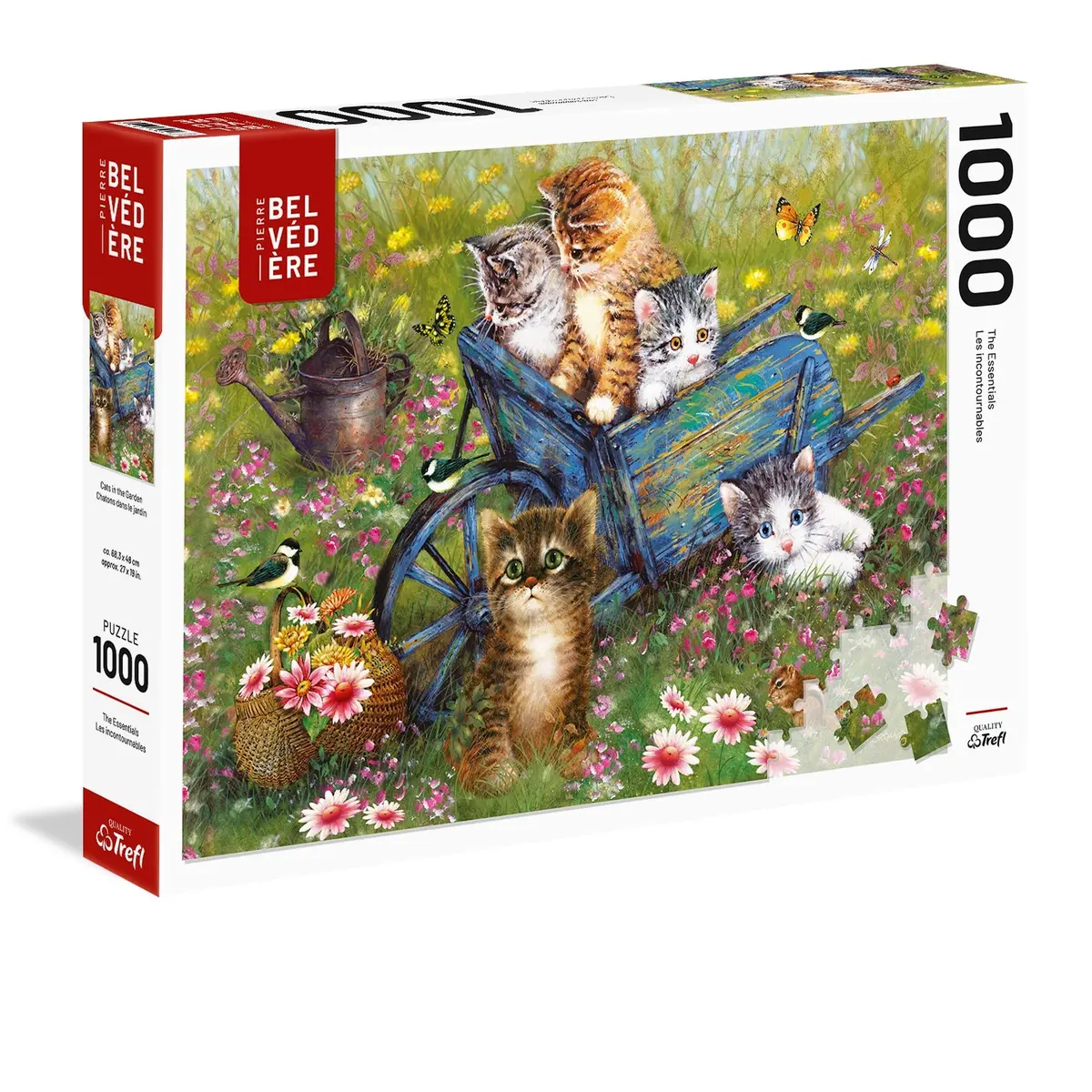 Cats In The Garden 1000-Piece Puzzle 1