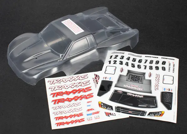7012R Traxxas Body, 1/16Th Slash (Clear, Requires Painting) 1