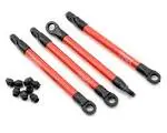 Push Rods, Aluminum(Red-Anodized)(4)(Assembled With Rod Ends) 1